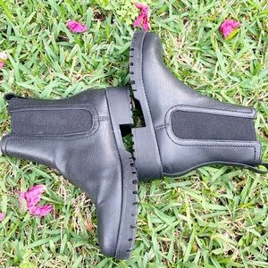 H&M Ankle Boots black leather 8